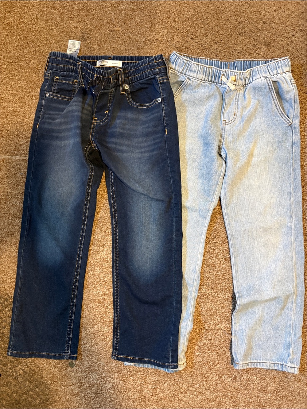Signature by Levi Strauss Kids Jeans Set - Dark Blue & Light Blue